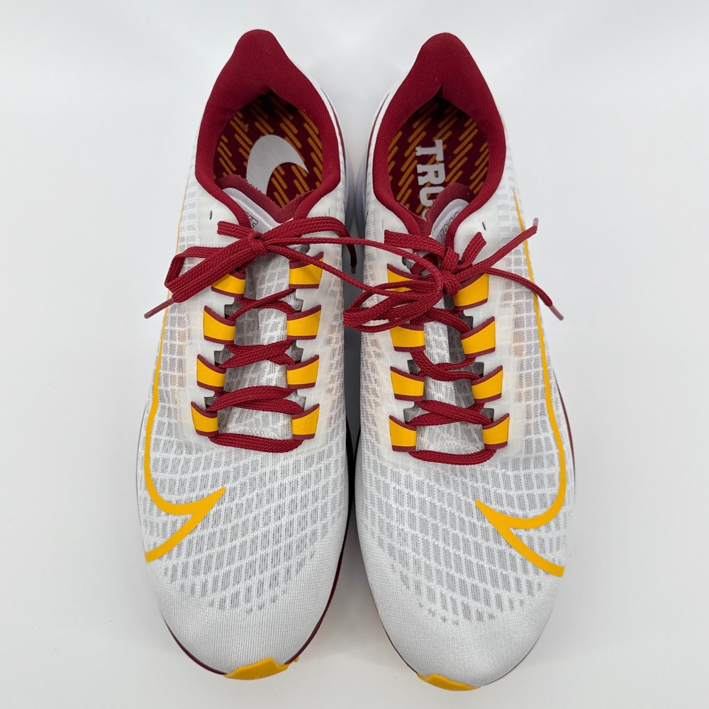 Nike Zoom Pegasus 37 USC Trojans Running Shoes Men's Size 10.5 CZ5396-100 - Picture 4 of 11